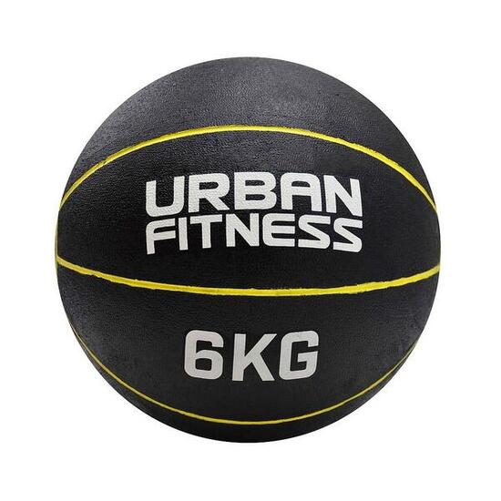 Medizinball Damen und Herren Gelb 6 kg