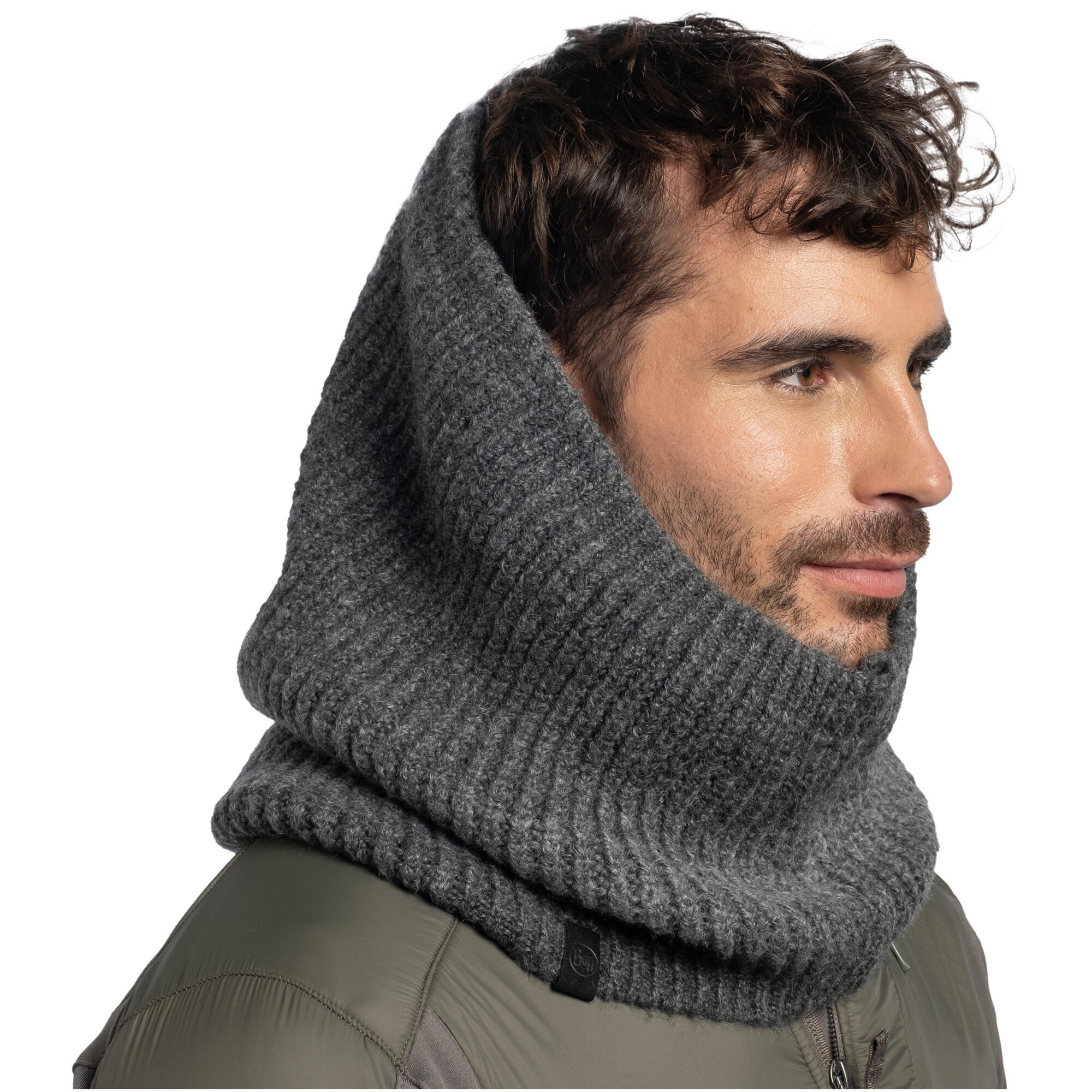 Warme gebreide col Buff Datma 2/6