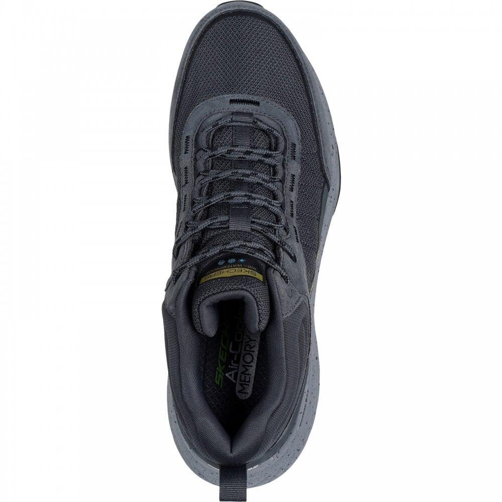 Skechers Bounder RSE | Charcoal/Lime | Mens Sporty Lace-up Trainers CO 5/7