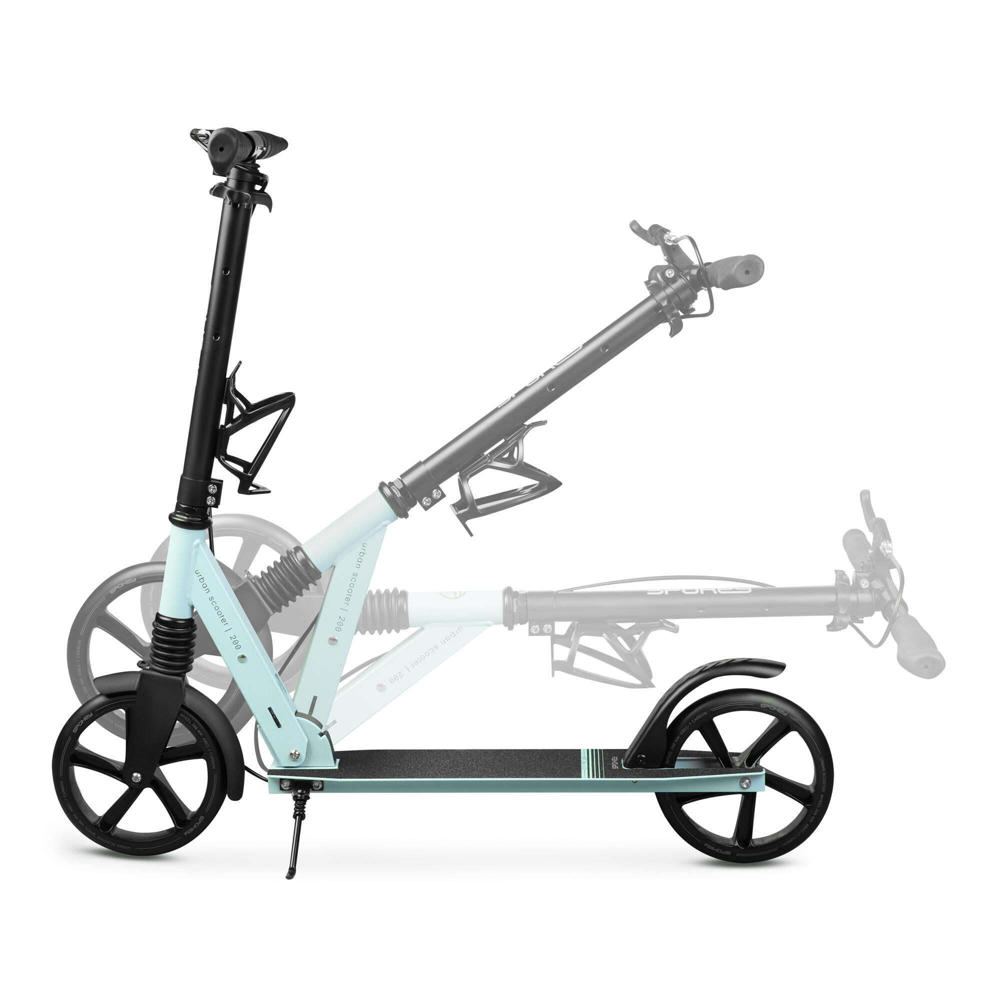 Hulajnoga miejska składana ze stopką Spokey City Flow Pro 2/7
