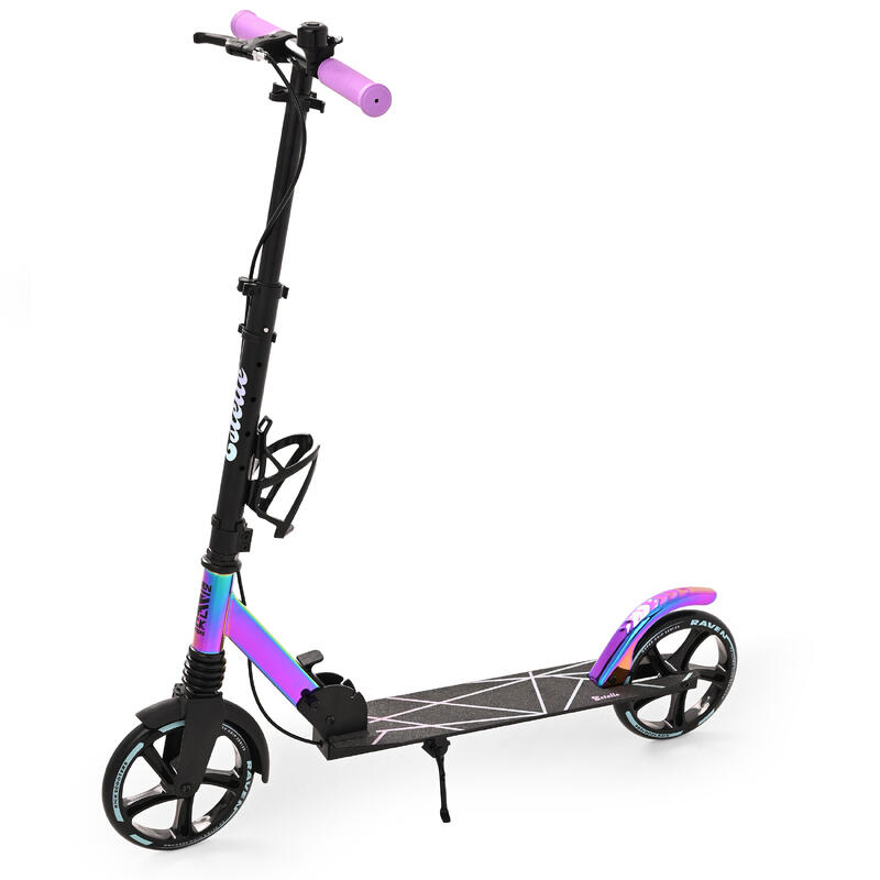 Hulajnoga Raven Estelle PRO Neo Chrome 200mm z amortyzatorem i dzwonkiem