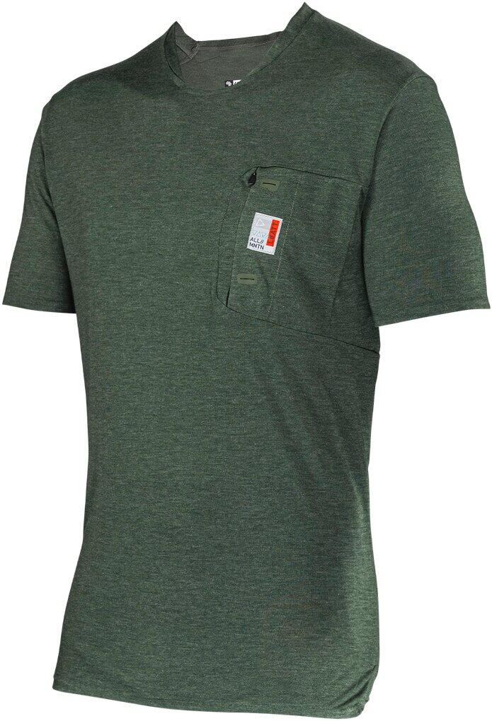 Maillot VTT AllMountain 2.0 en tissu Tencel vert pour homme 3/7
