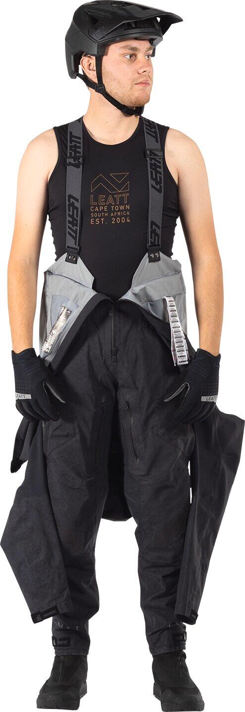 Tuta MTB Mono Suit HydraDri 5.0 elasticizzata e traspitante Nero Uomo 5/7