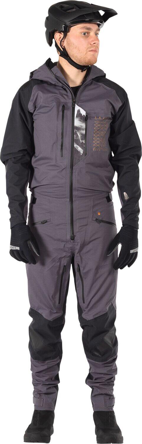 Tuta MTB Mono Suit HydraDri 3.0 impermeabile e traspirante Grigio Uomo 4/6