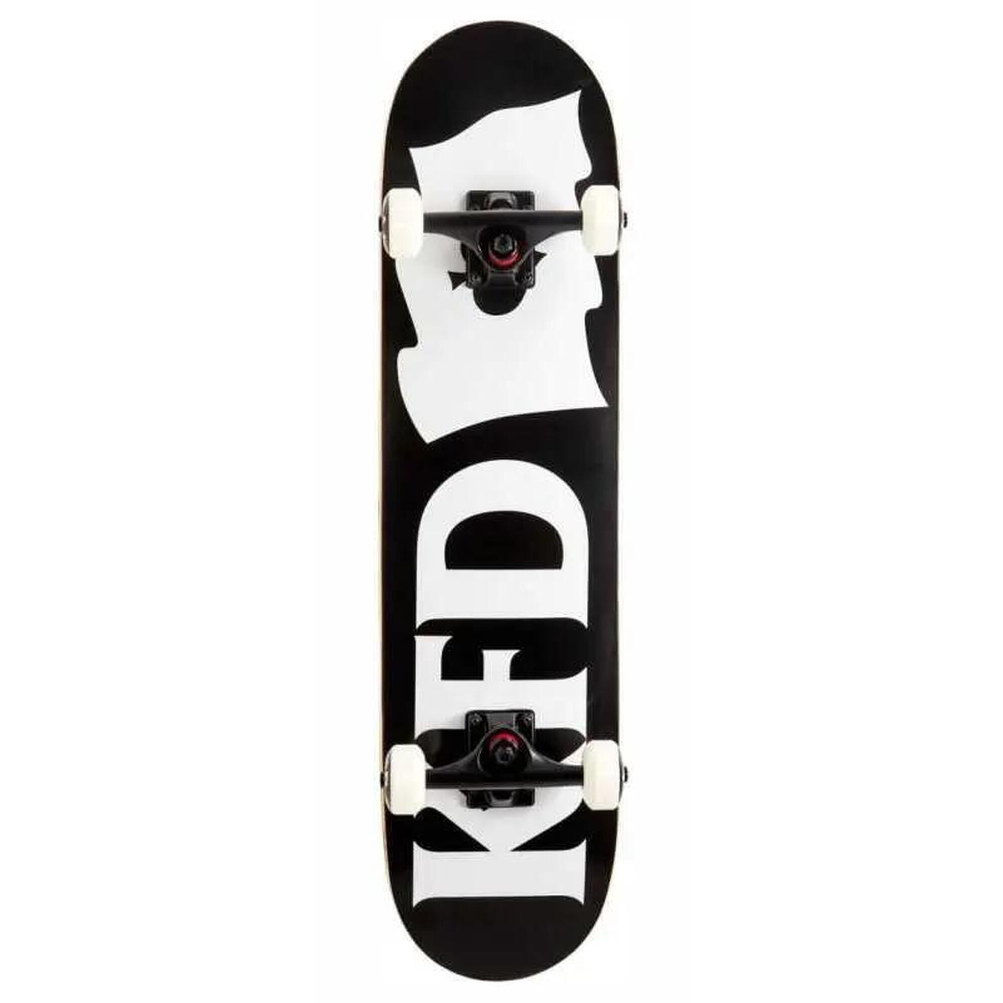 Kfd - Kfd Young Gunz Skateboard Complet - 8.25" - Flagship Black - Skateboard Complet - Blanc|noir - 7.25" - Decathlon