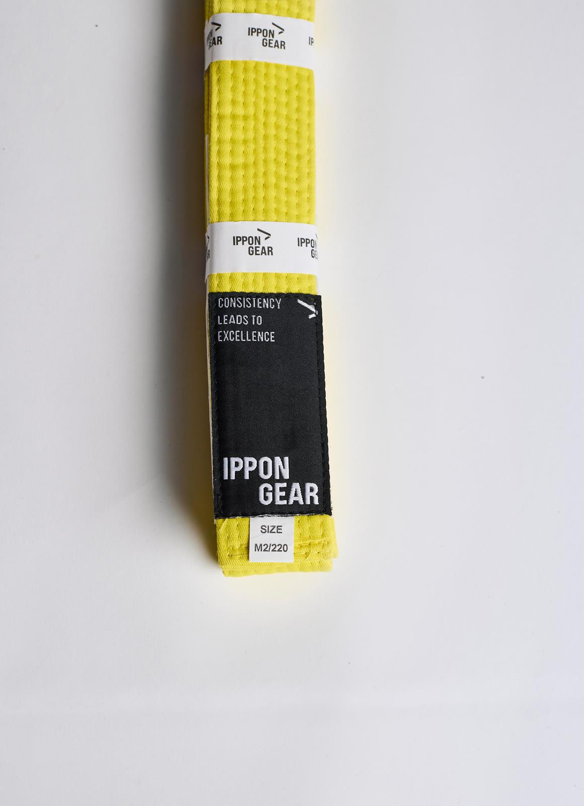 Centura BJJ Junior Ippon Gear Galbena