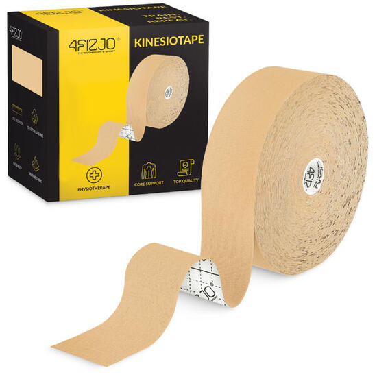 Kinesiologie Tape 5 cm x 31 m Vorratsrolle Physiotape Wasserfest 4FIZJO