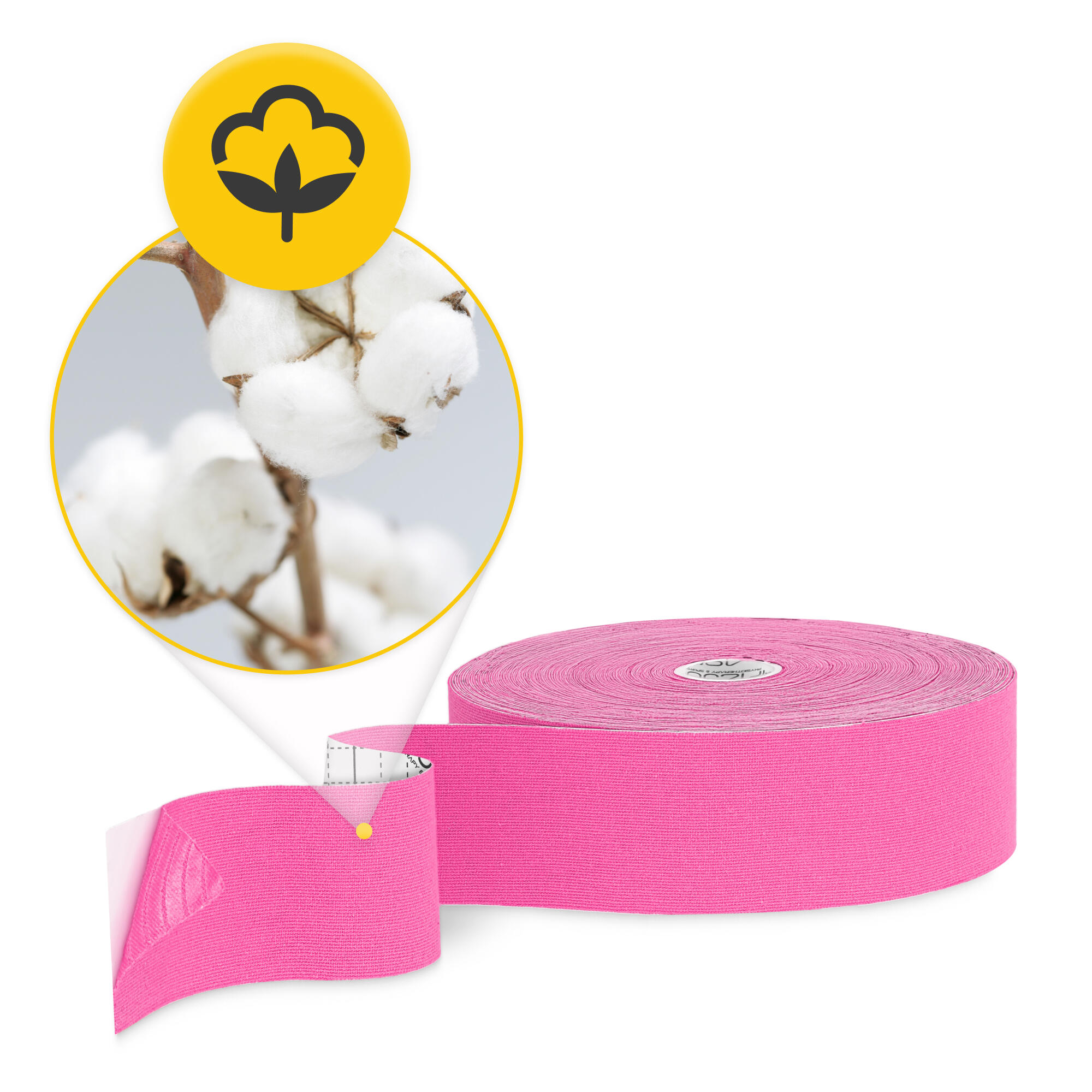 Kinesiologie Tape 5 cm x 31 m Vorratsrolle Physiotape Wasserfest 4FIZJO 5/7