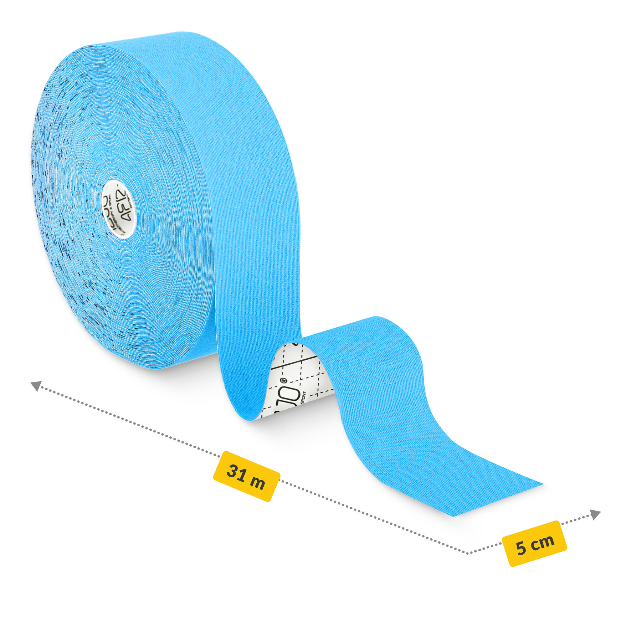 Kinesiologie Tape 5 cm x 31 m Vorratsrolle Physiotape Wasserfest 4FIZJO 5/7