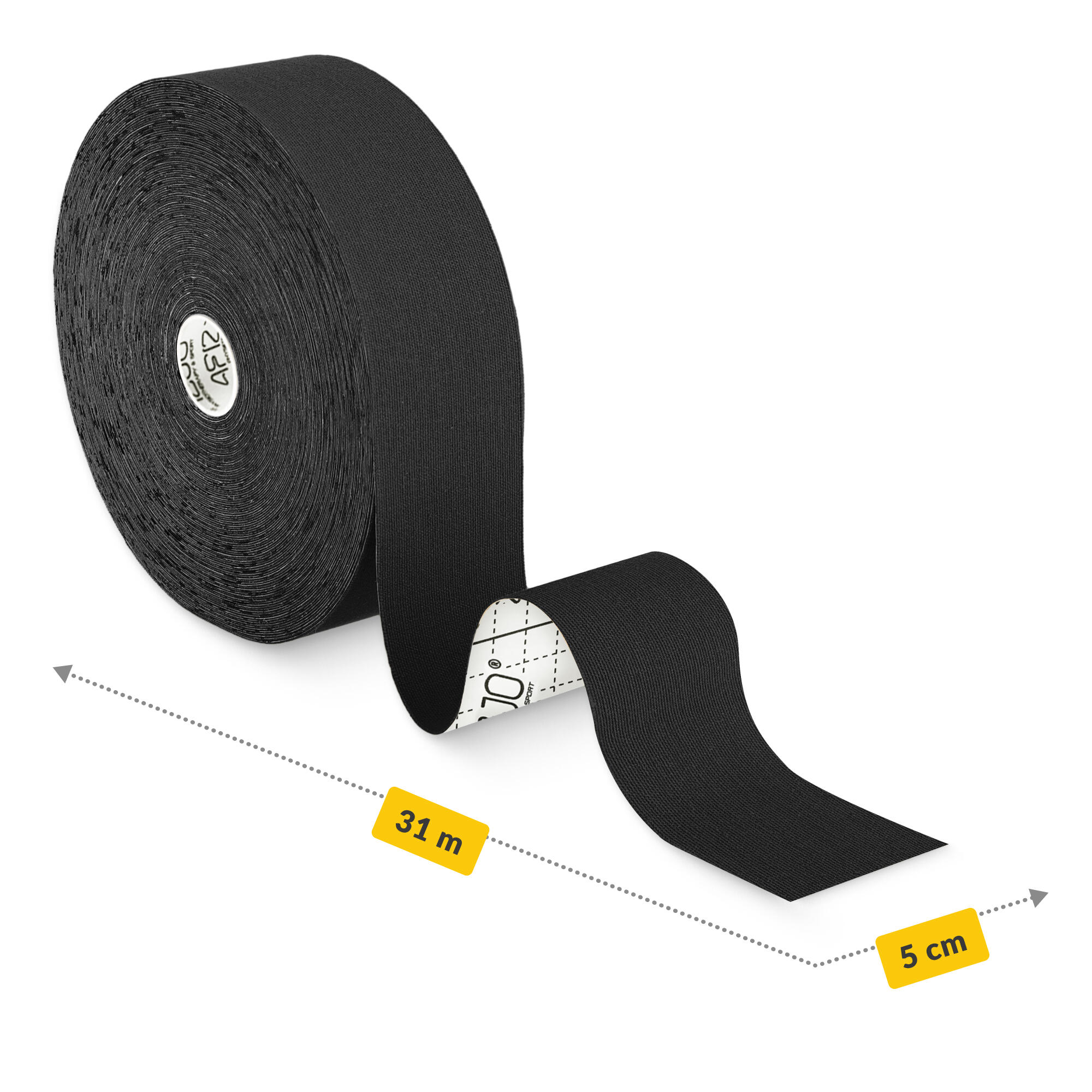 Tejpovací páska 5 cm x 31 m kineziologická, voděodolná 4FIZJO 5/7