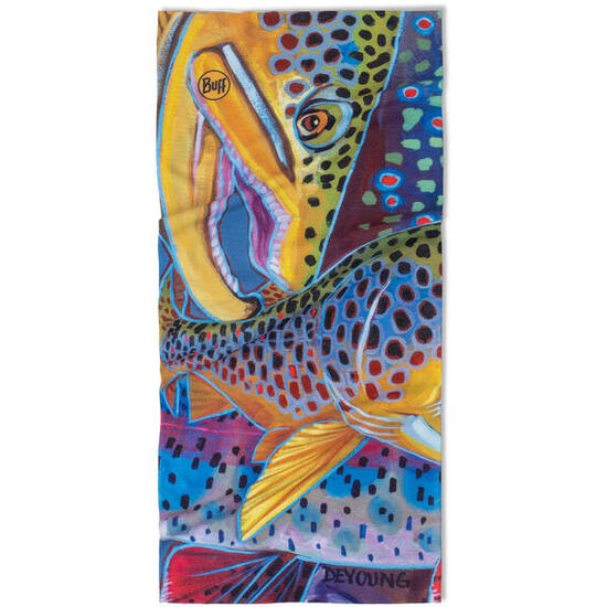 Halsketting Buff Angler Coolnet Uv® Derek Trout Confetti