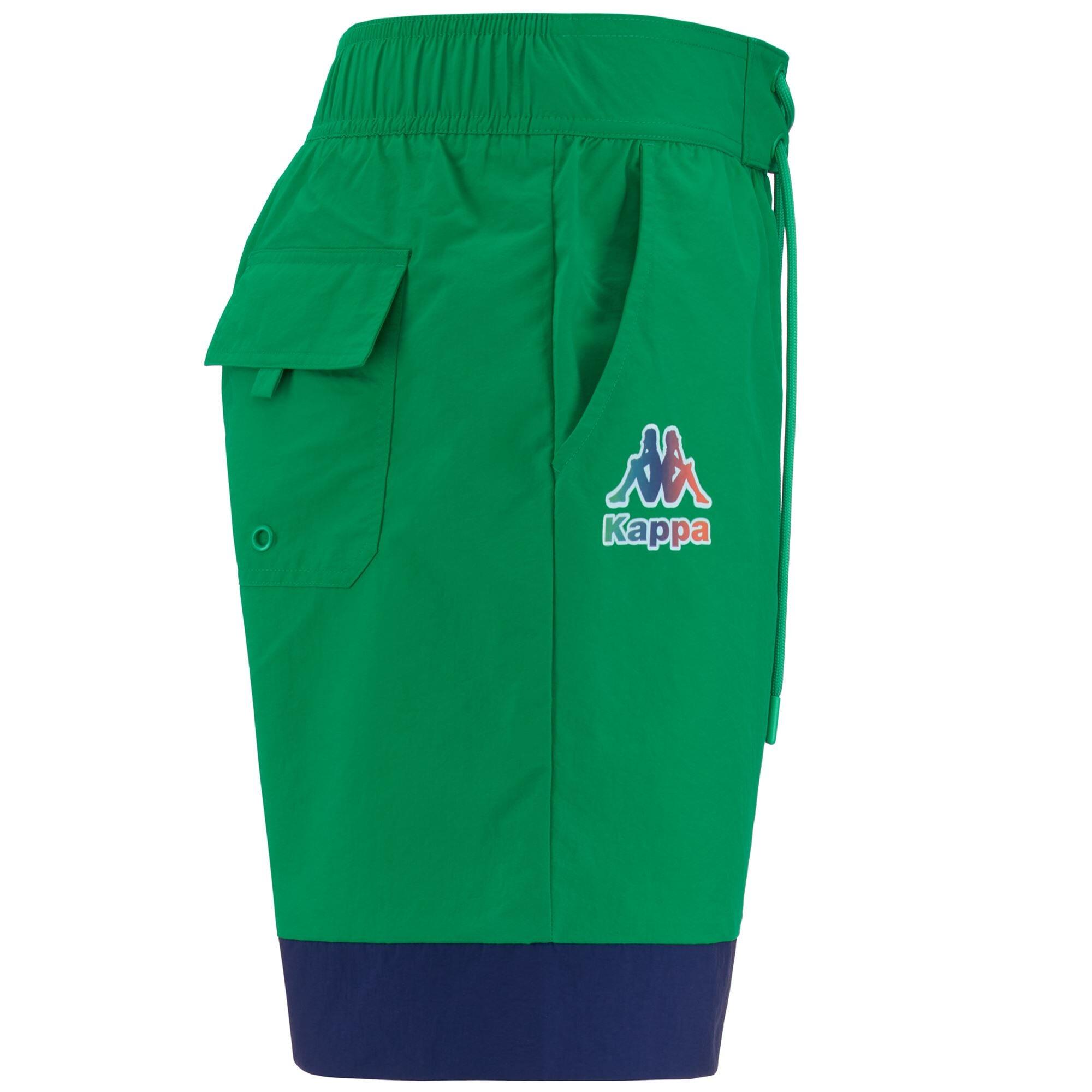 Costume da uomo in nylon verde da palestra 3/7
