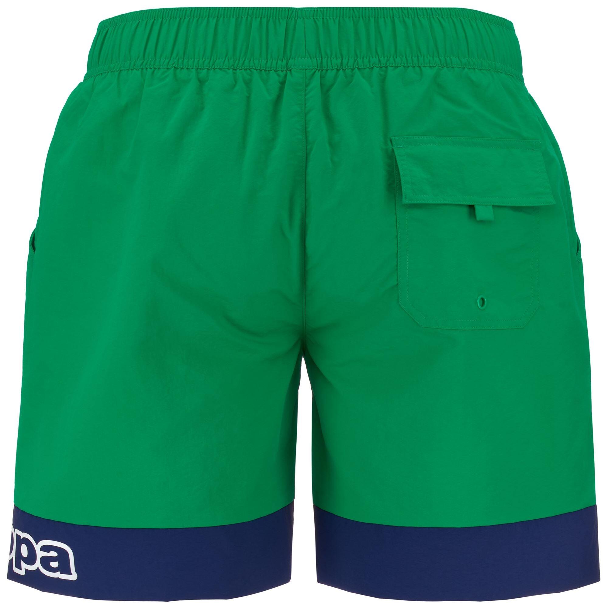 Costume da uomo in nylon verde da palestra 4/7