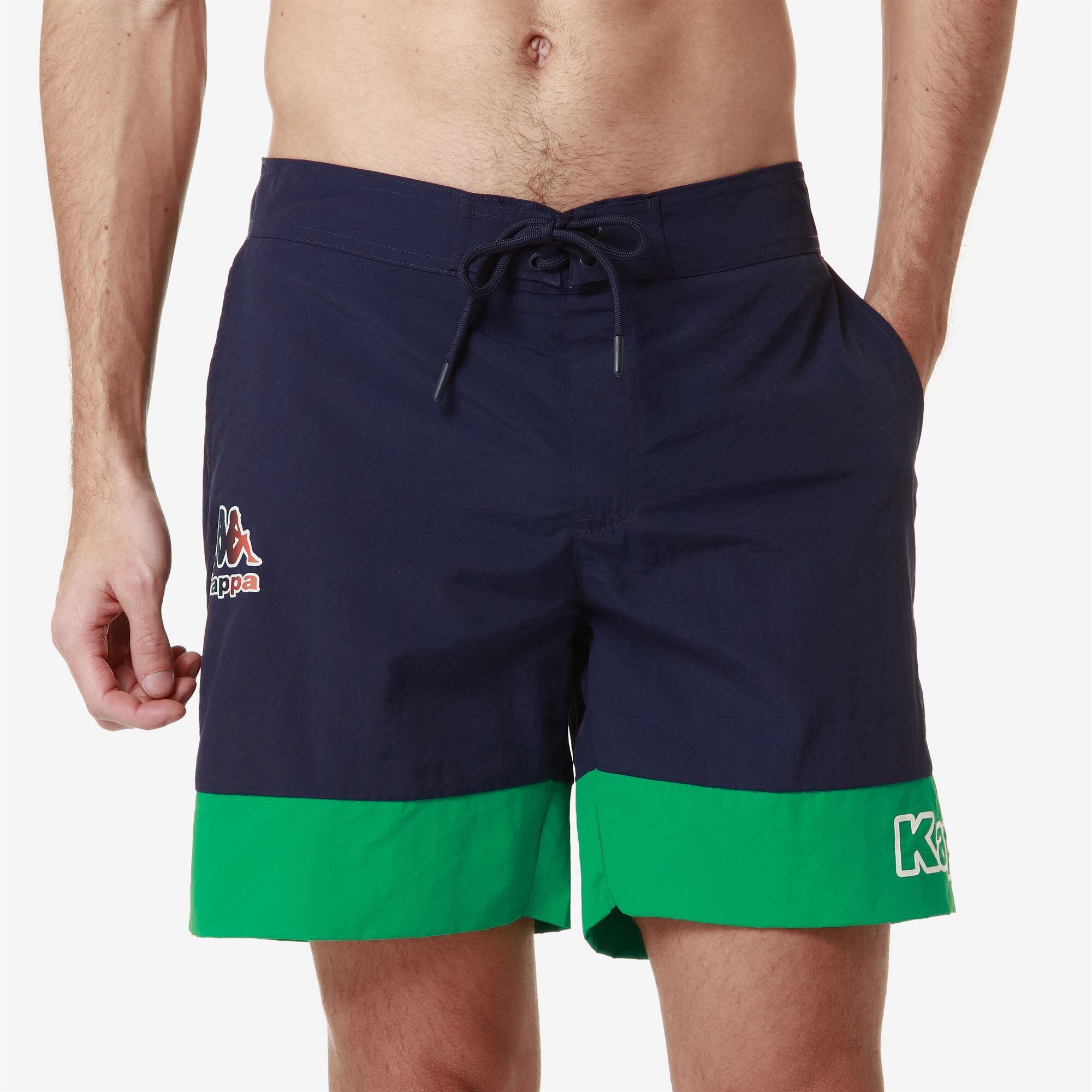 Costume da uomo in nylon blu da palestra 2/6
