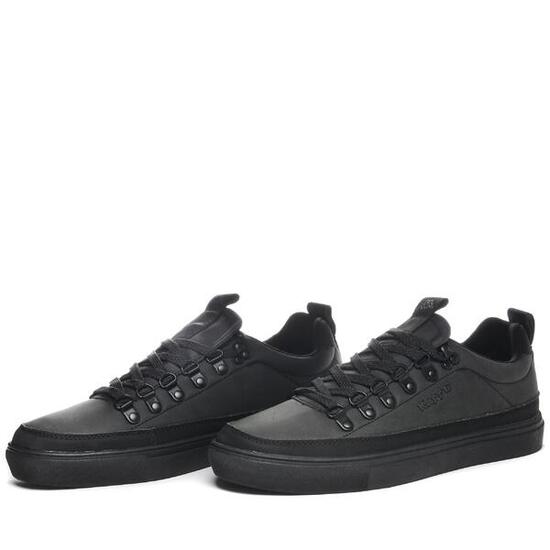 Sneakers bassa da uomo in poliuretano nero da fitness