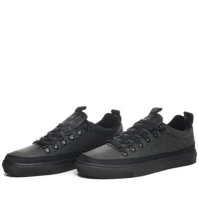 sneakers da uomo in poliuretanica nero da fitness