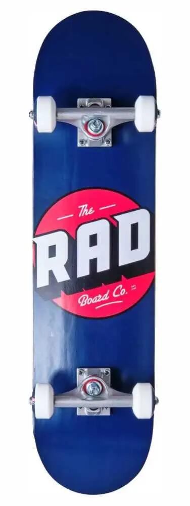 RAD BOARD CO. Skateboard  7.75" Logo Progressive