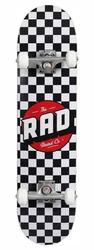 RAD Checkers Skateboard Complet - 8" - Noir