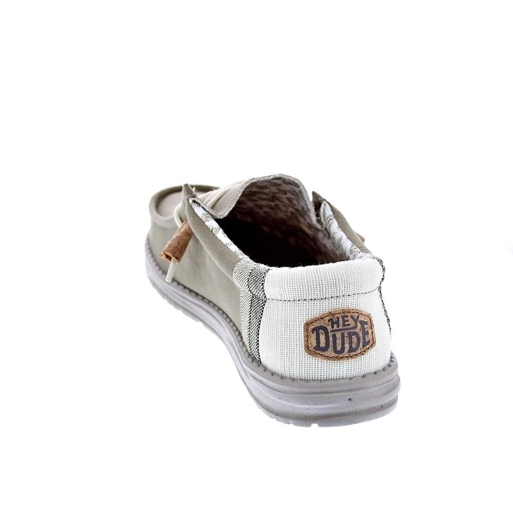 Sapatos para Homem Hey dude Wally break stitch Verde 3/6
