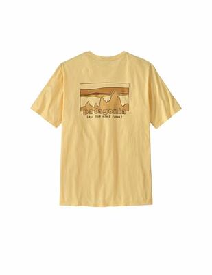 Camiseta para Hombre Patagonia Skyline Amarillo