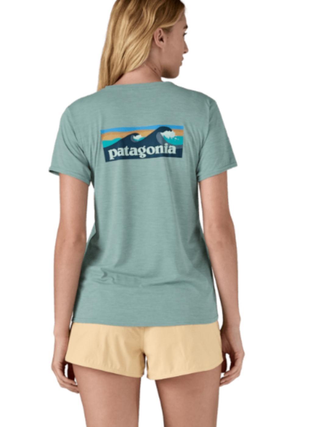 Camiseta para Mujer Patagonia Cool daily Azul 2/2