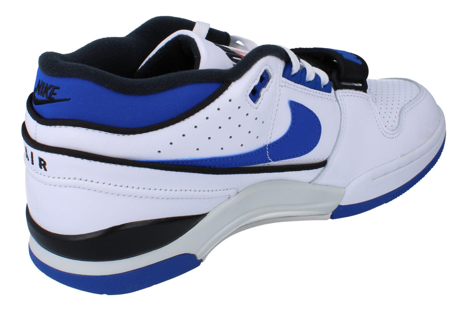 Zapatillas Deportivas de Cuero Air Alpha Force 88 para Hombre Blanco, Azul 3/6