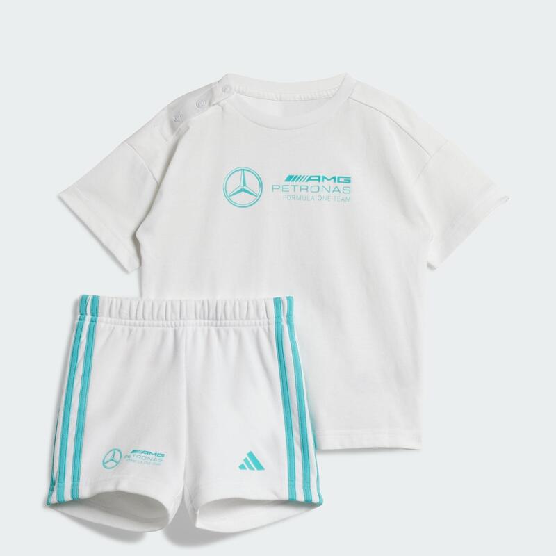 ZESTAW MERCEDES - AMG PETRONAS FORMULA ONE TEAM DNA BABY SHORT SLEEVE