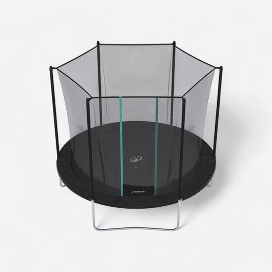 Tweedehands Trampoline 300 met veiligheidsnet montage zonder gereedschap