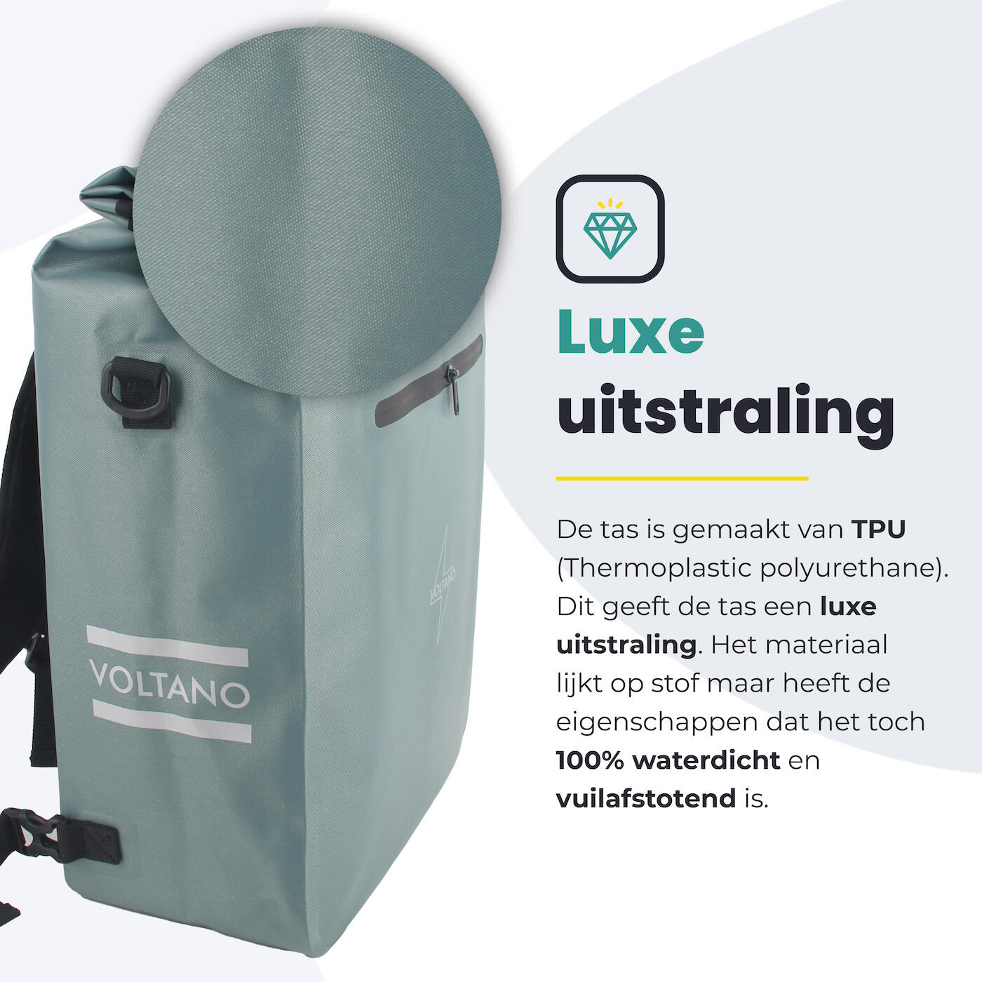 Fietstas voor Toerfietsen van het merk VOLTANO - Unisex - Kleur BLAUW -  - 28 2/7