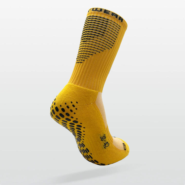 Playwear - Chaussettes Antidérapantes Jaunes - Chaussettes - Jaune|noir - 34/37 - Decathlon