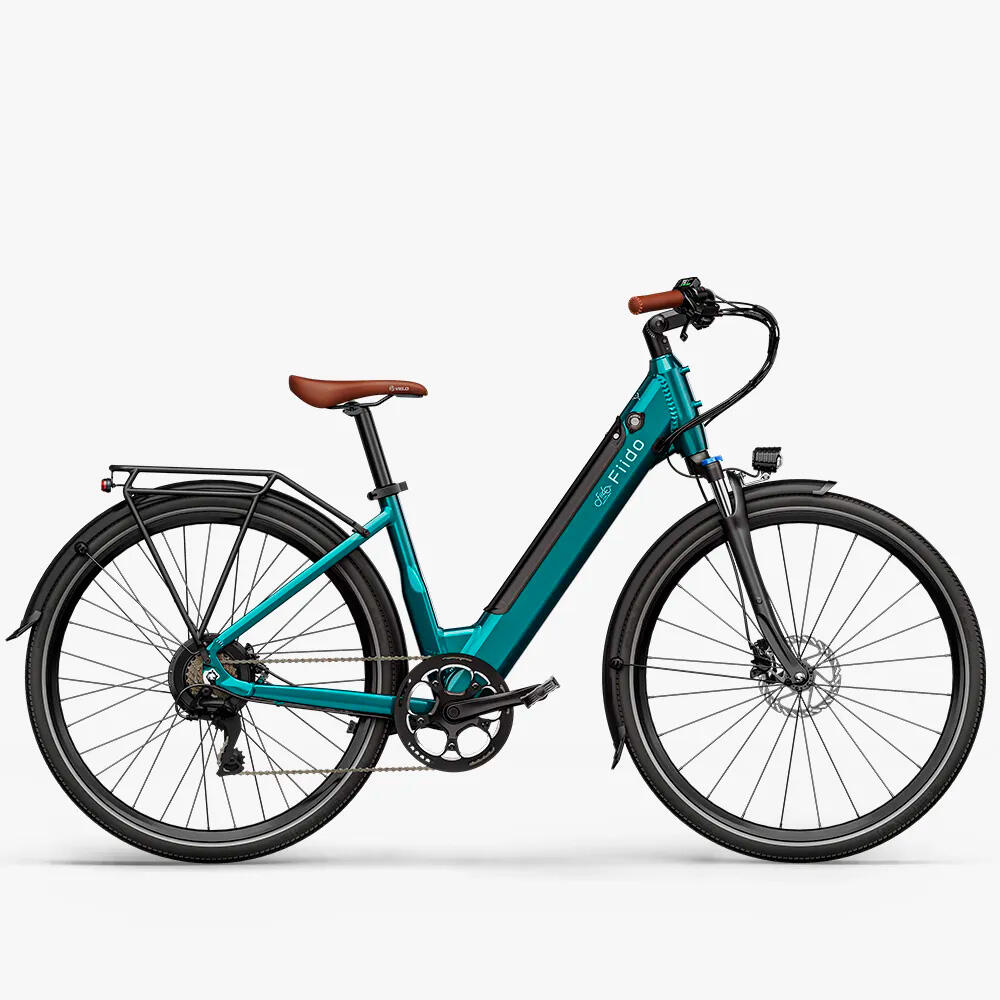 FIIDO Bicicleta Elétrica - Fiido C11 PRO - Emerald Blue - Azul - Lim. 25kmh