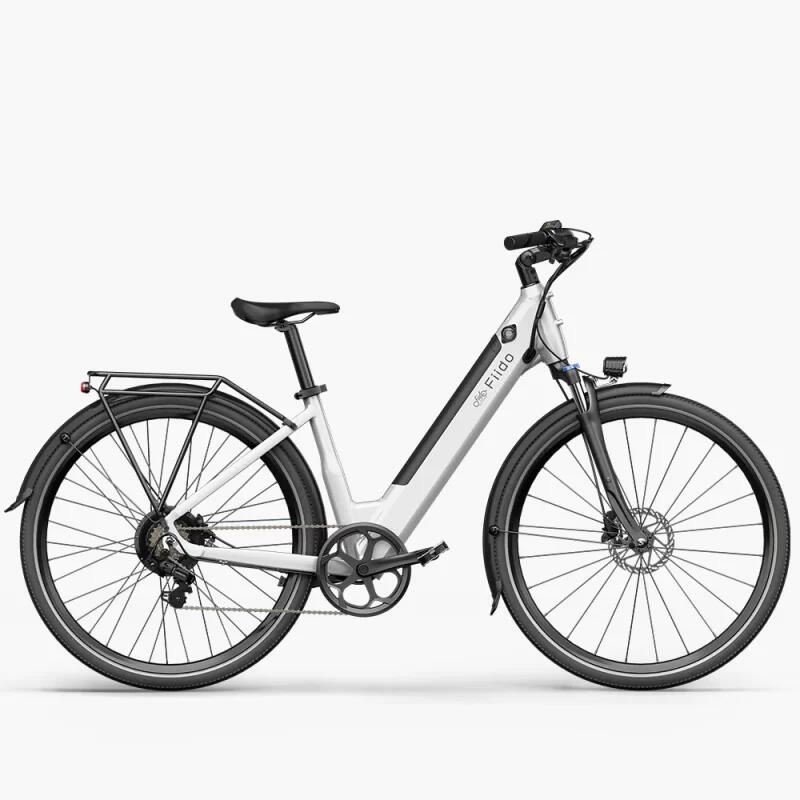 FIIDO Bicicleta Elétrica - Fiido C11 - Branco - Lim. 25kmh