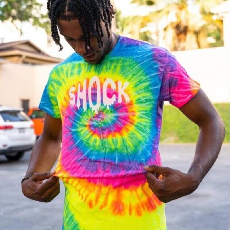 Shock Doctor Shock Drip Multi Tie-Dye SS T Adult M Size Fanzone 3/3