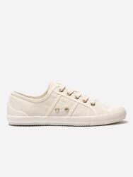 Tennis toile femme OPIACE Leopard beige
