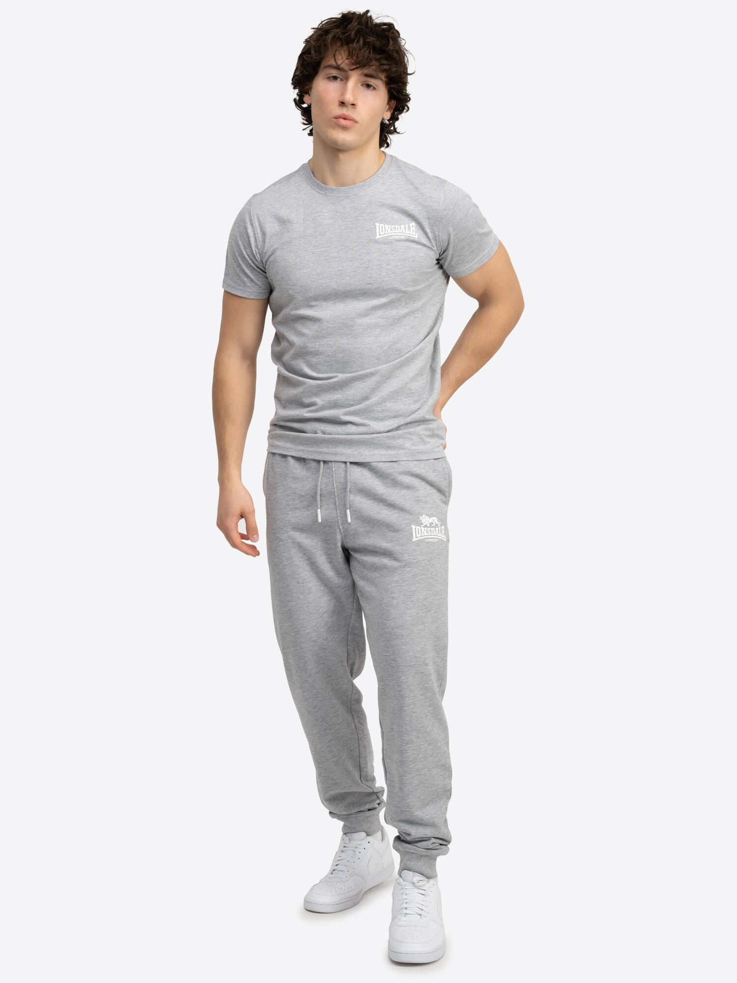 LONSDALE Herren Jogginghose schmale Passform PILSDON 4/6