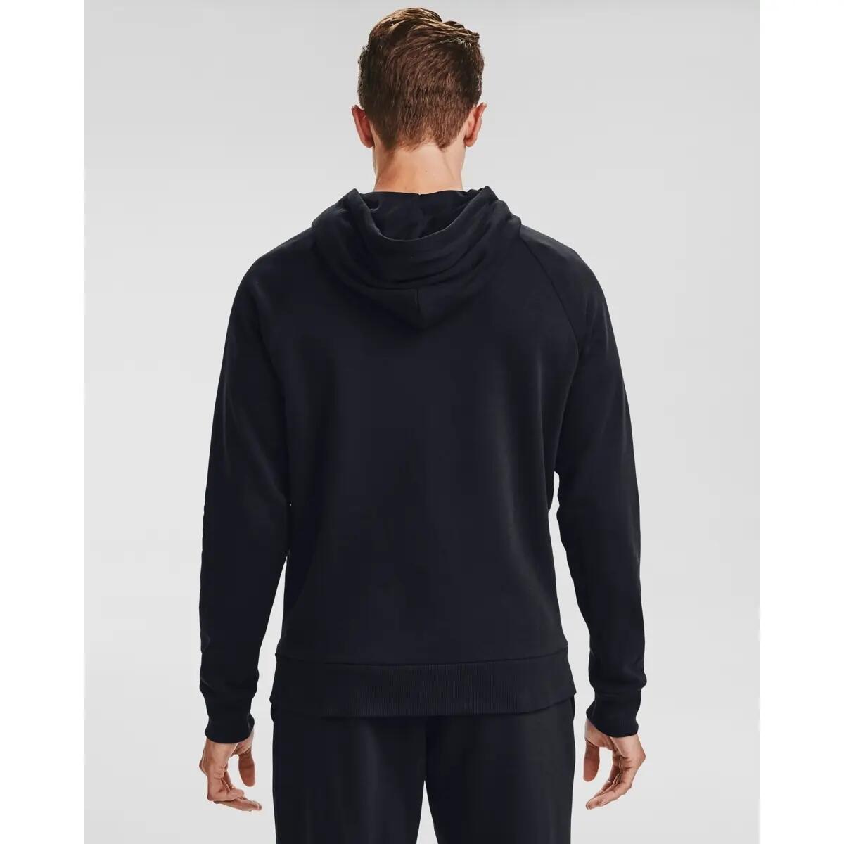 Bluza z kapturem Under Armour UA Rival Fleece FZ Hoodie, Czarny, Mężczyźni 4/7