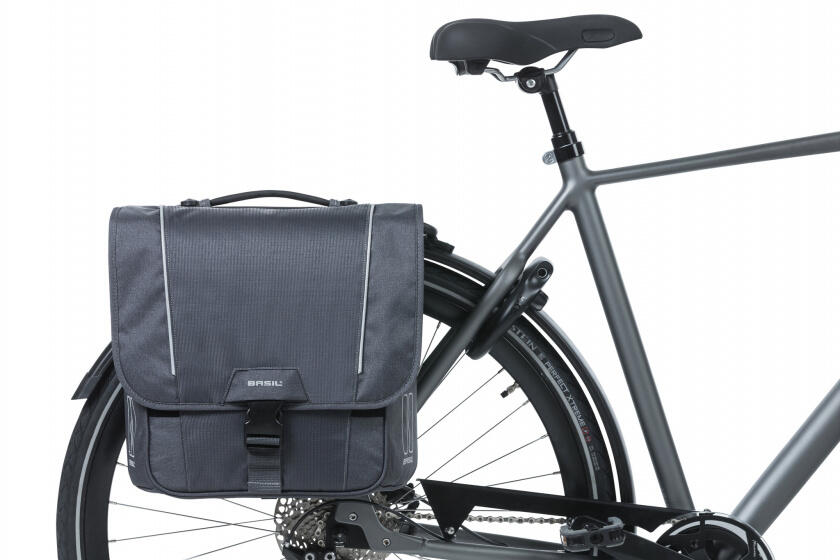 Basil Doppelpacktasche Sport Design MIK graphite, 35x14,5x43cm, 32ltr 5/7