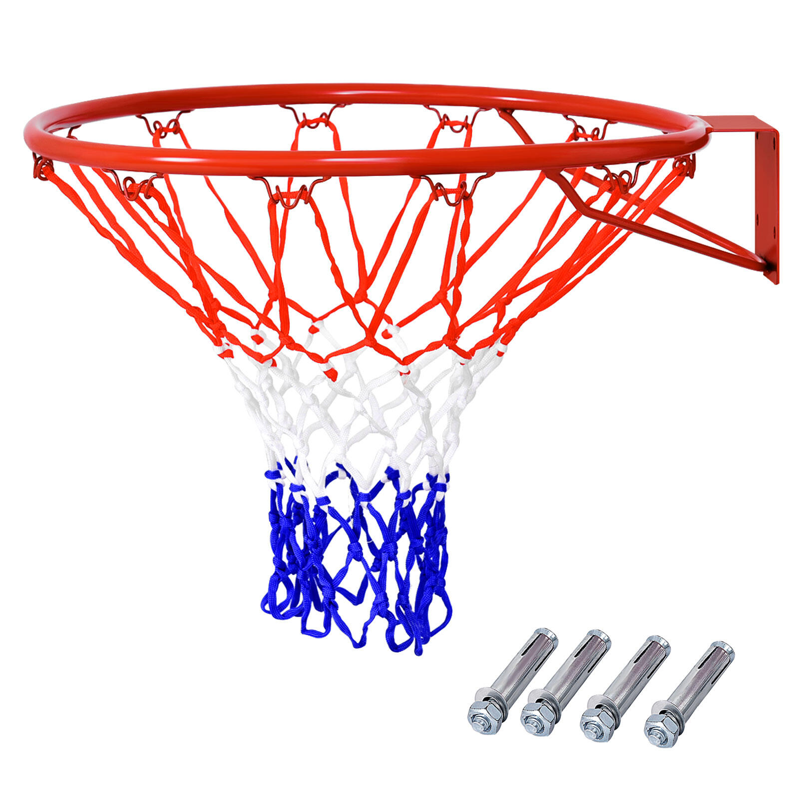 46cm Wall Mounted Basketball Ring Rim Basketball Replacement Net