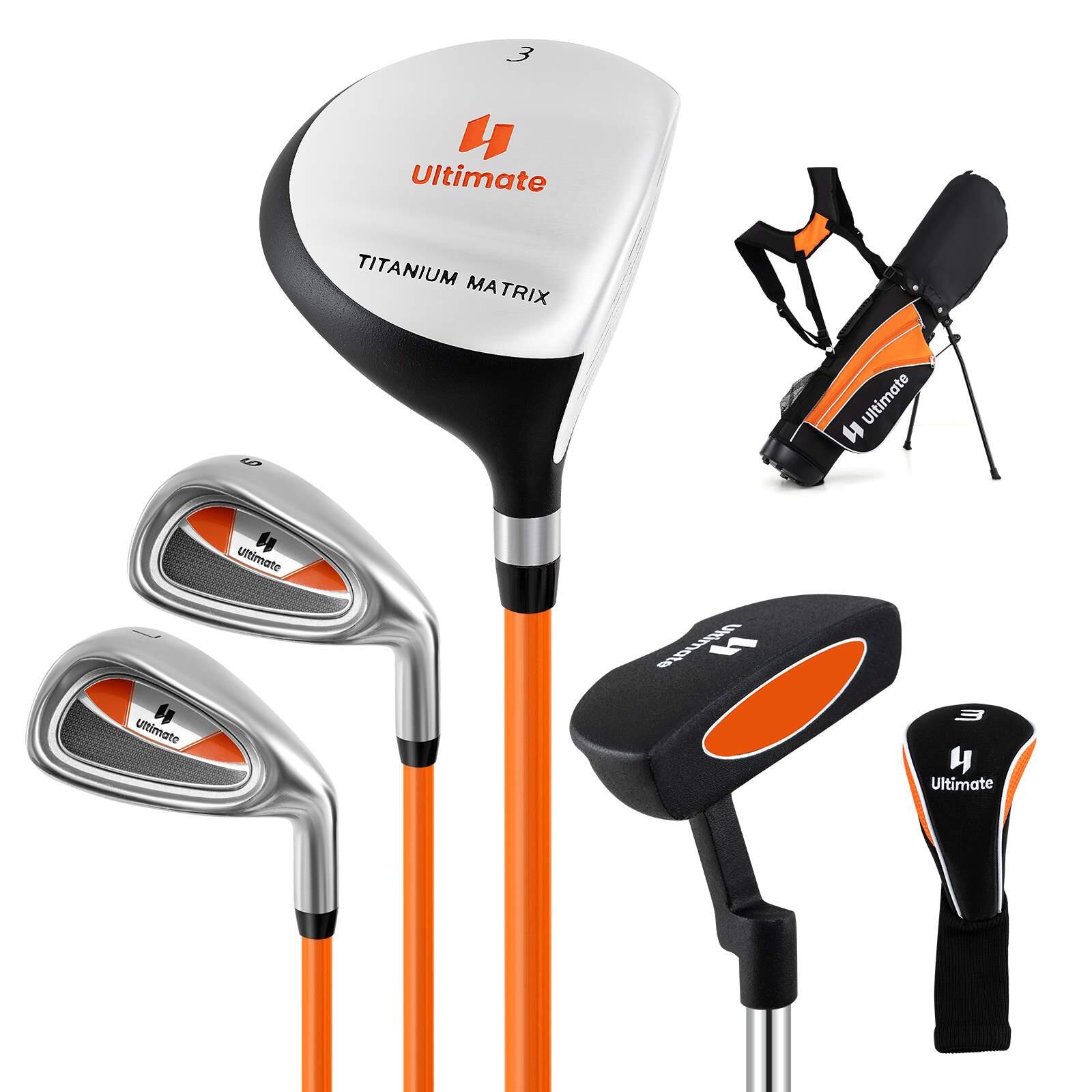 Junior Complete Golf Club Set for Age 11 to 13 Orange