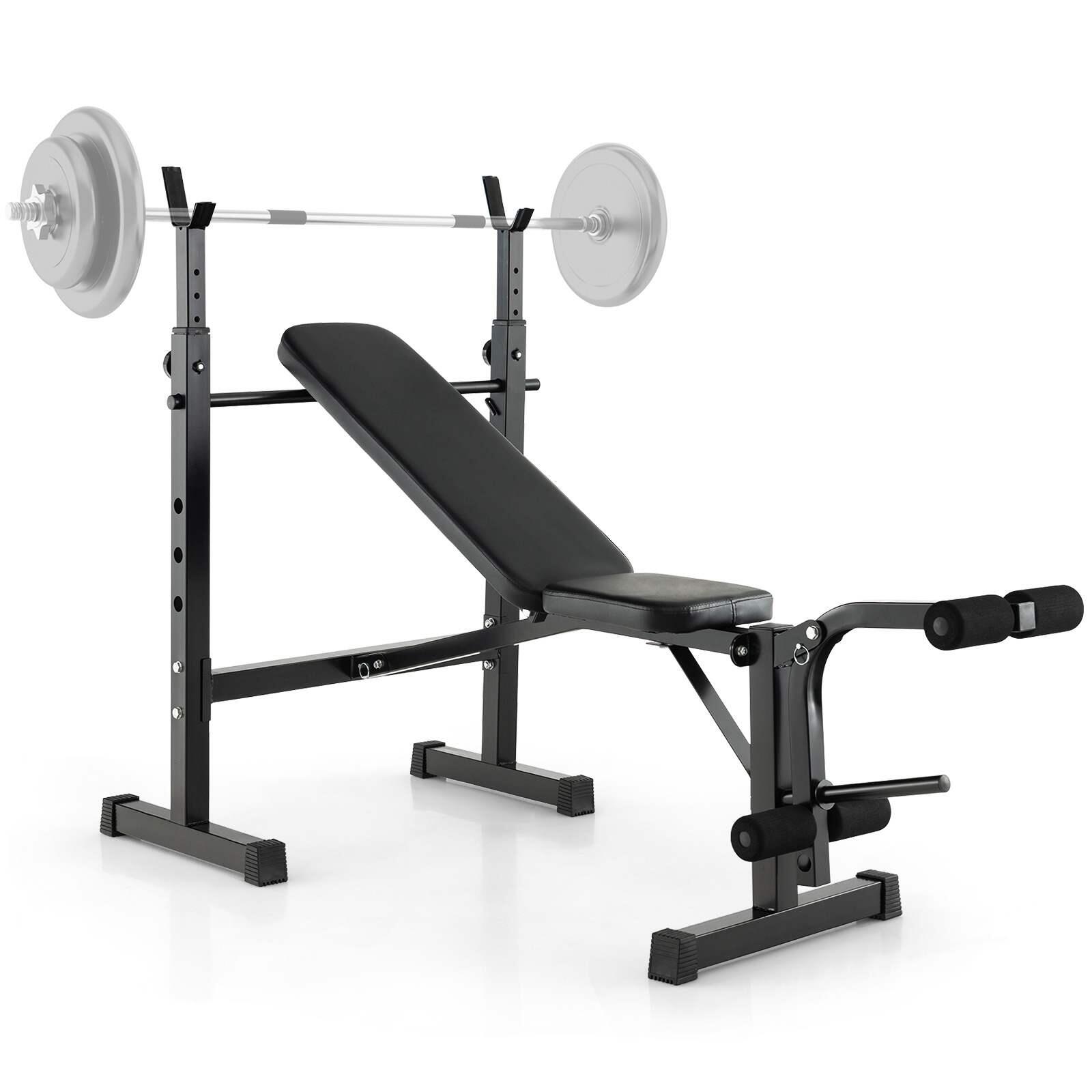 Barbell Walmart Workout Equipment Bench Press Adjustable Barbell