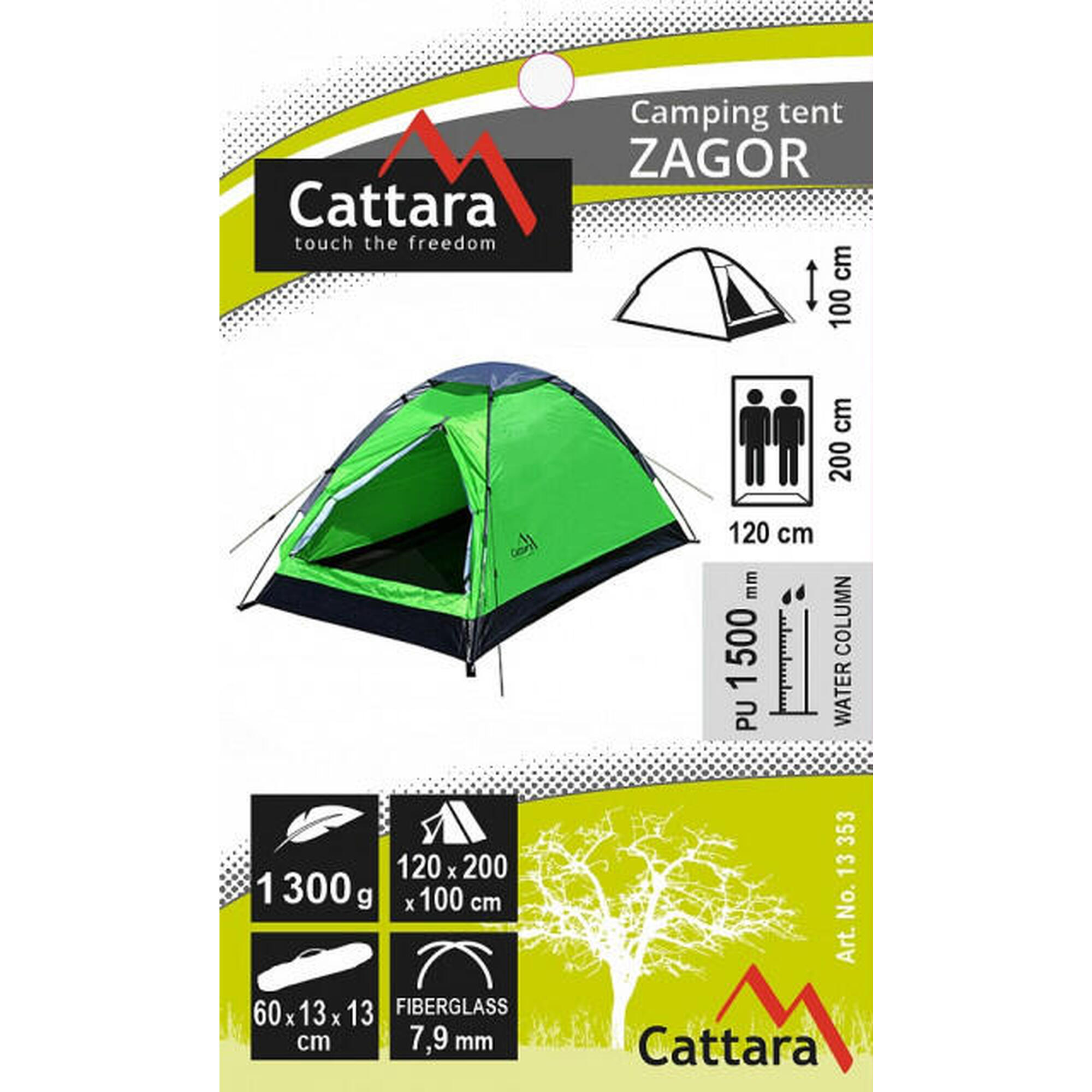 Cort 2 persoane Cattara Zagor