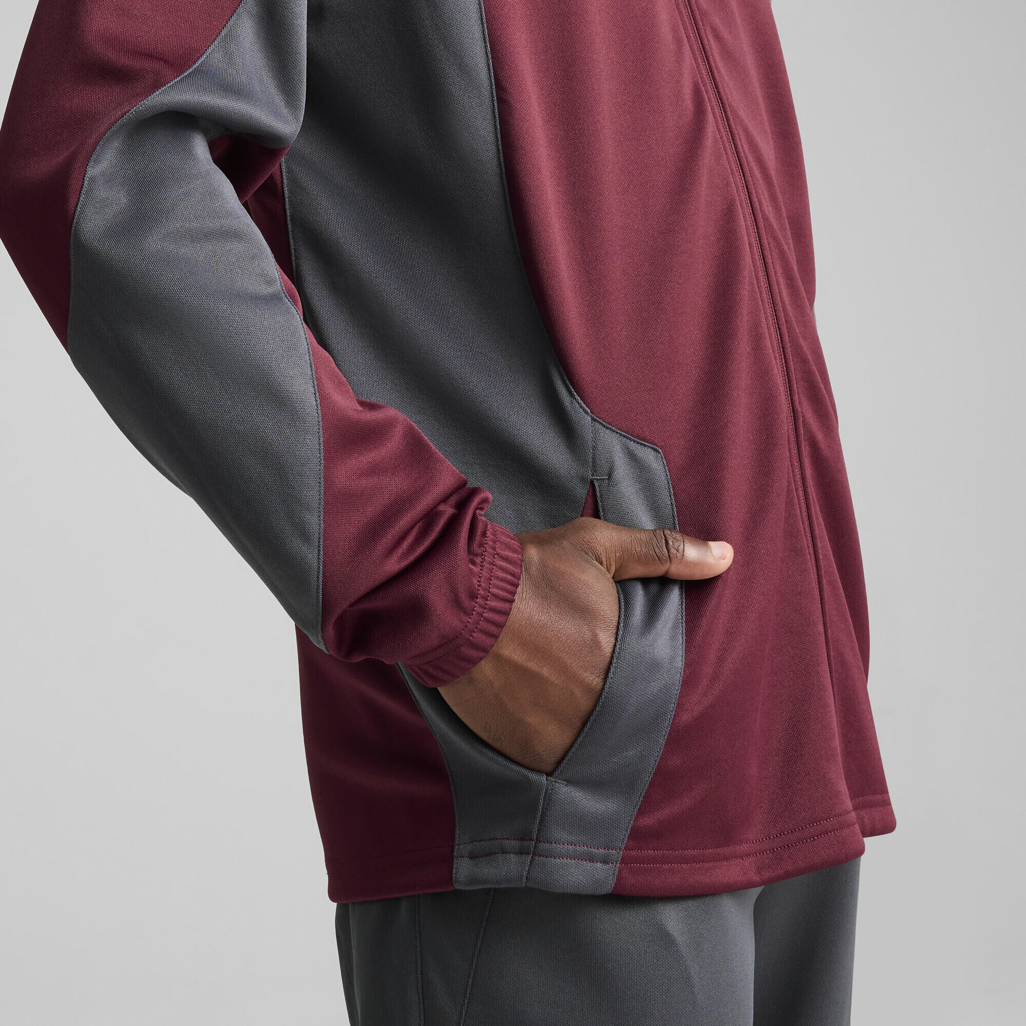 Veste Manchester City ftblNRGY+ Homme PUMA Dark Rosette Stormy Slate Red Gray 3/7