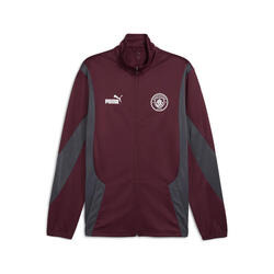 Veste Manchester City ftblNRGY+ Homme PUMA Dark Rosette Stormy Slate Red Gray