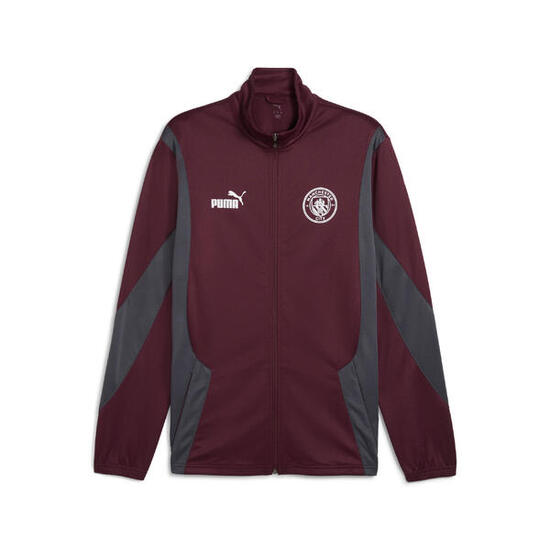 Manchester City ftblNRGY+ Jacke Herren PUMA Dark Rosette Stormy Slate Red Gray