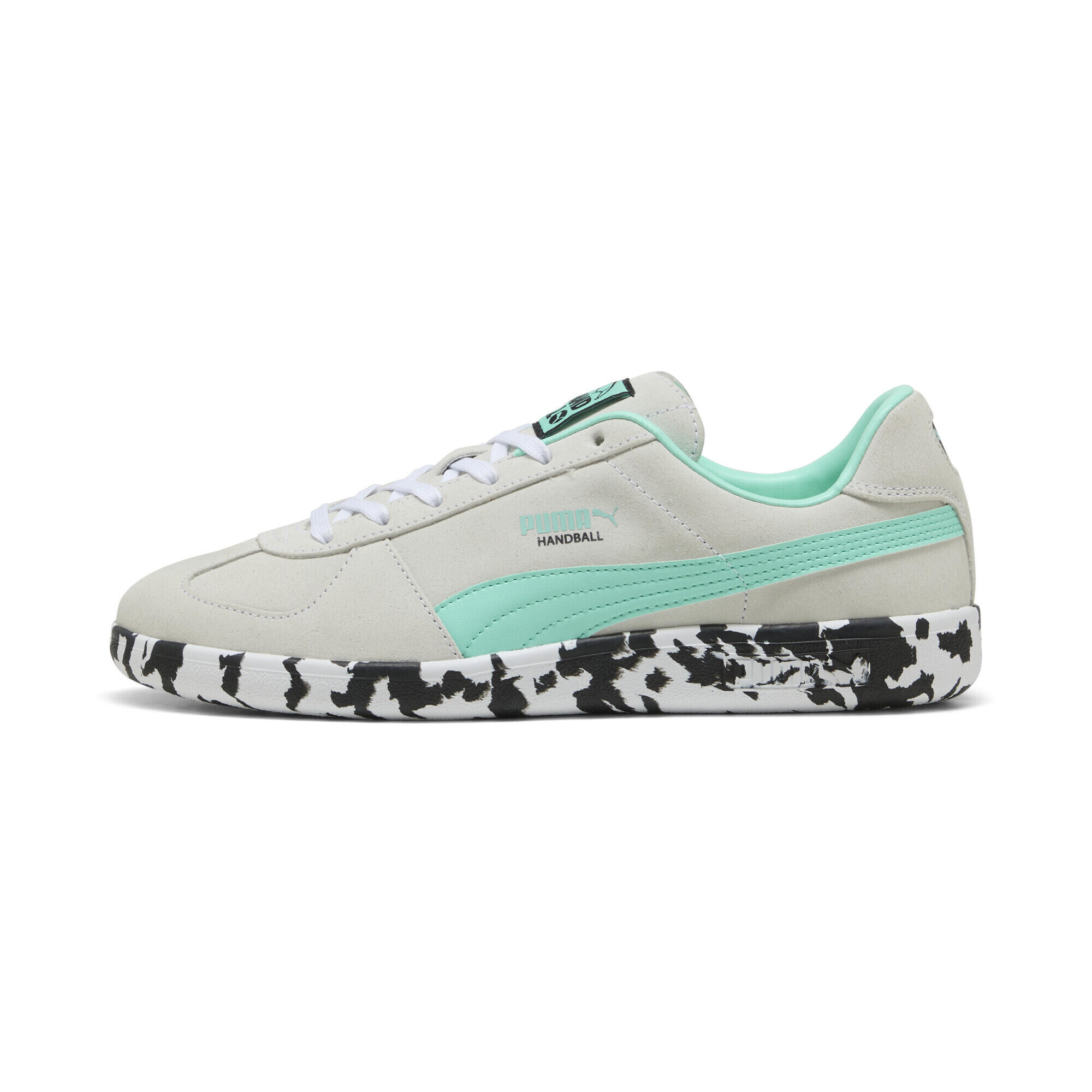 Scarpe da pallamano PUMA UNTMD unisex PUMA White Electric Peppermint Black Green 3/7