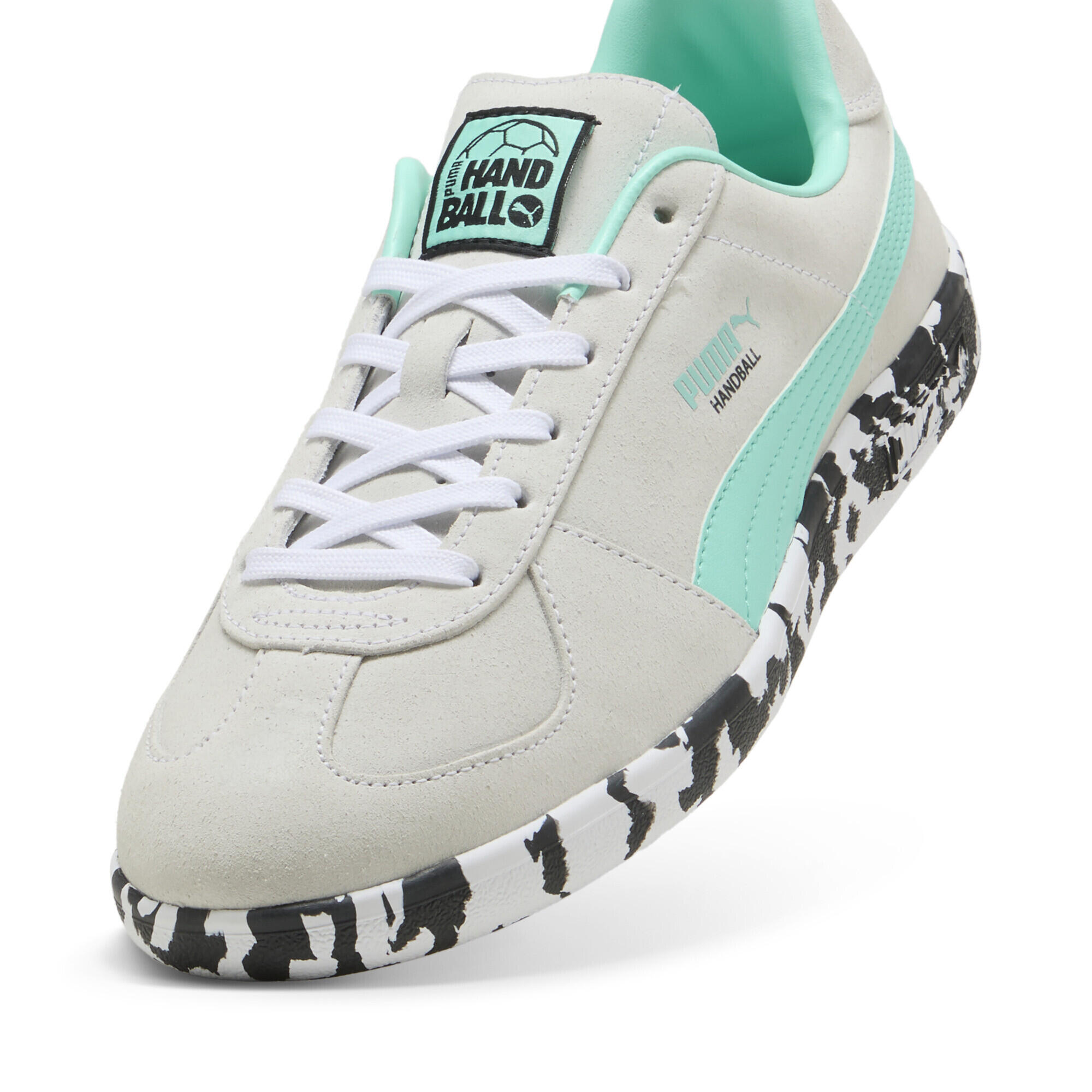 Scarpe da pallamano PUMA UNTMD unisex PUMA White Electric Peppermint Black Green 6/7
