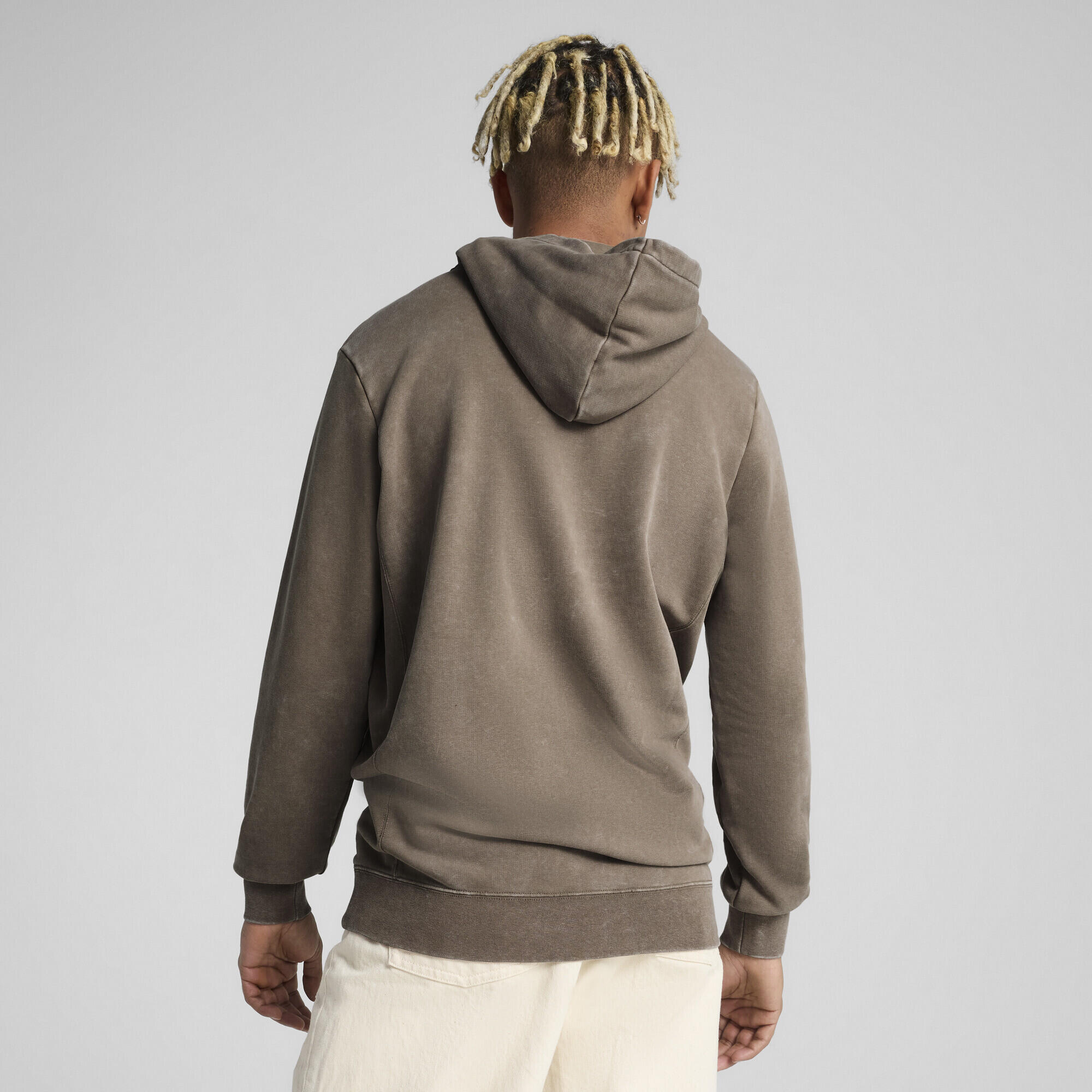 Hoodie PUMA Class Homme PUMA Totally Taupe Brown 5/7