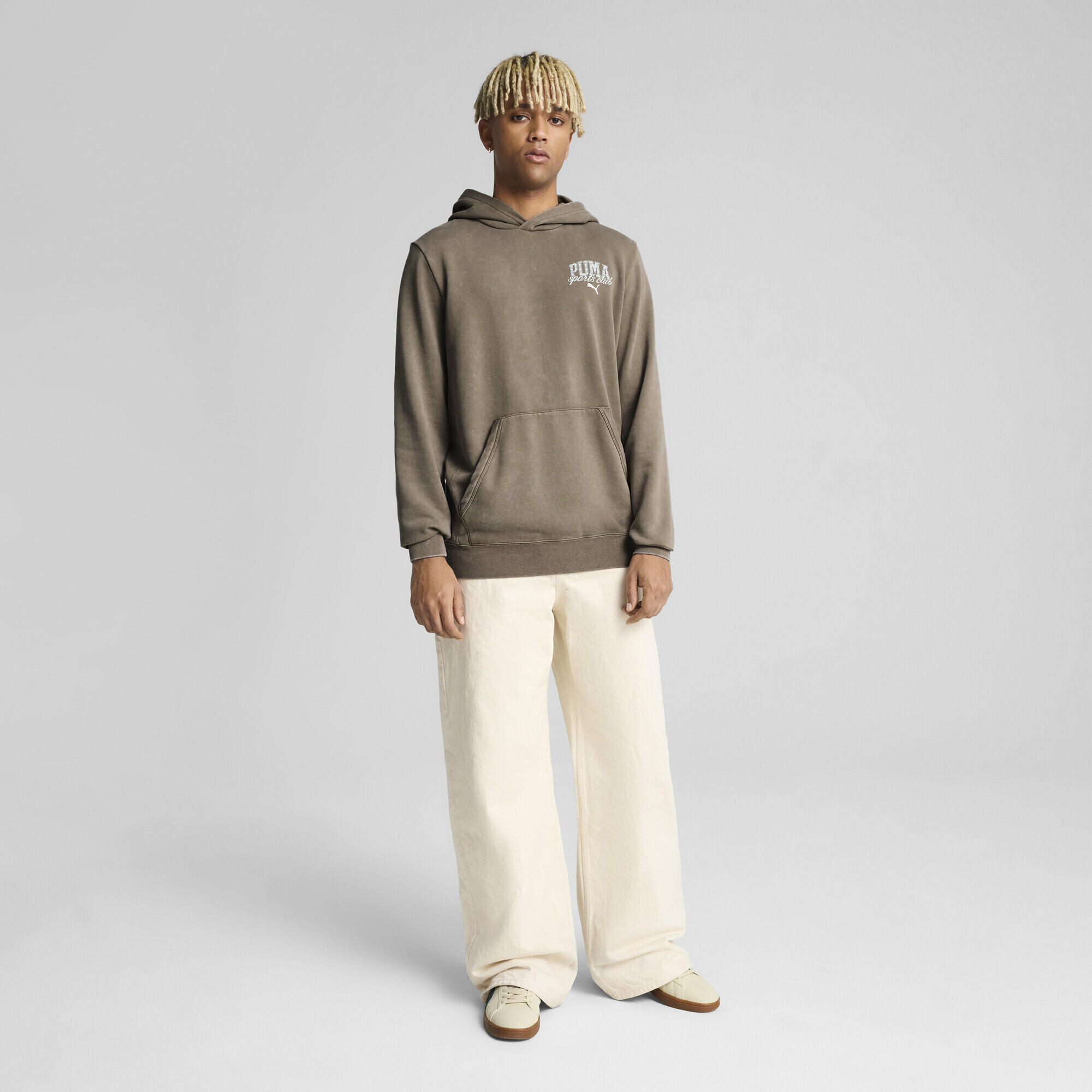 Hoodie PUMA Class Homme PUMA Totally Taupe Brown 6/7