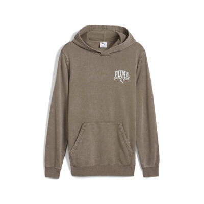 Puma class verwassen hoodie voor heren puma black
