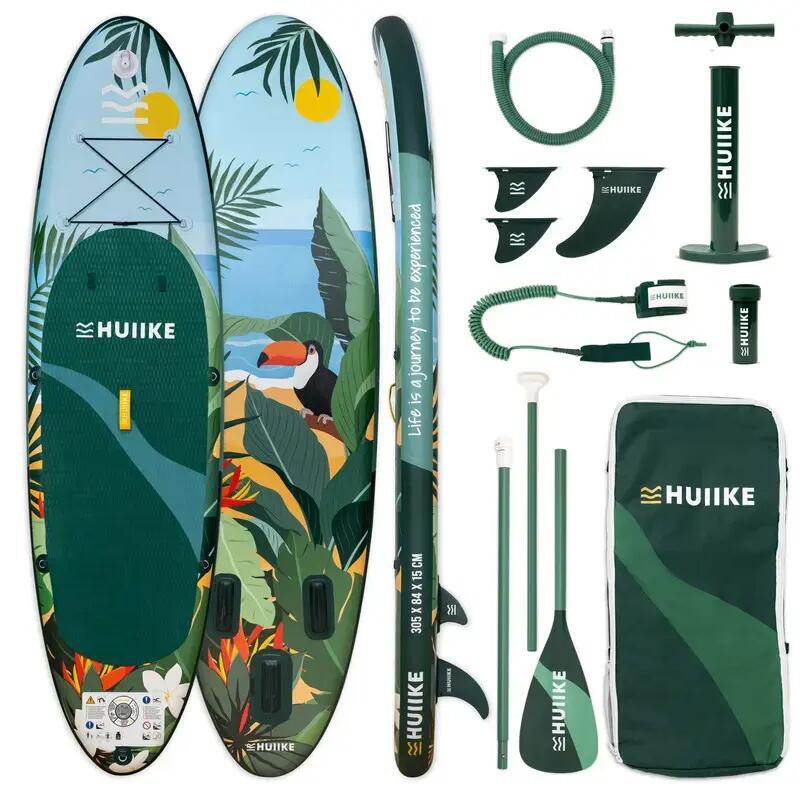 Stand Up Paddle Board 10’ with Accessories Included, up to 287 lb, Green